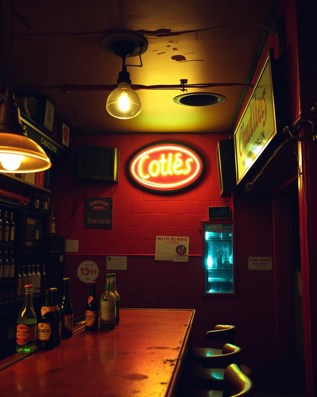 Kong's interior bar
