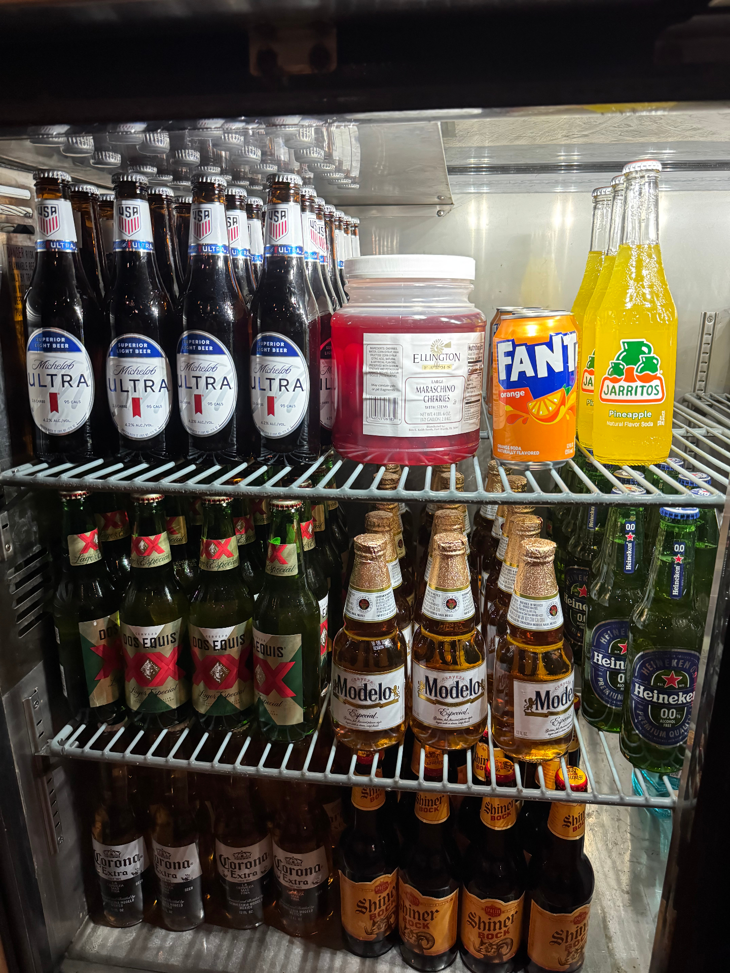 Studio cooler stocked